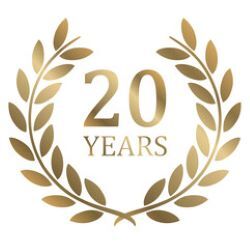 20 Years seal