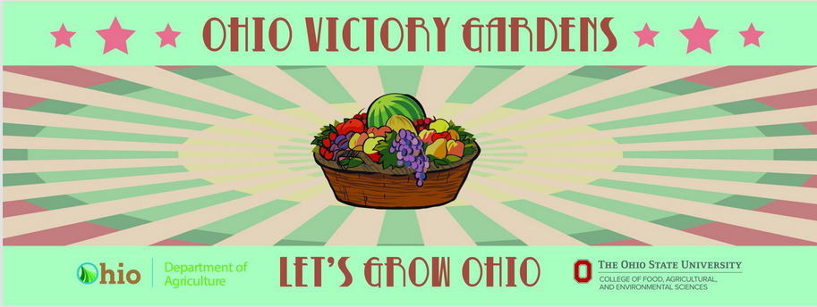 Ohio Victory Gardens - Let's Grow Ohio banner with OSU and ODA logos