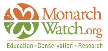 MonarchWatch.org "Education, Conservation, Research" logo