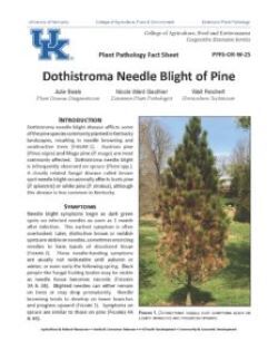 Dothistroma Needle Blight of Pine article