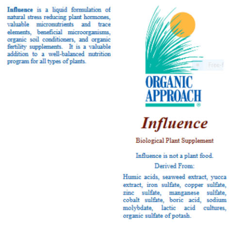 Influence Biological Plant Supplement guide