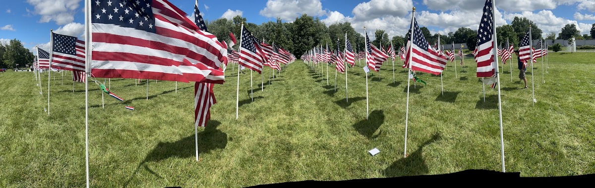 Memorial Day flags