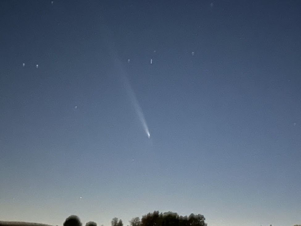 comet over Holmes county