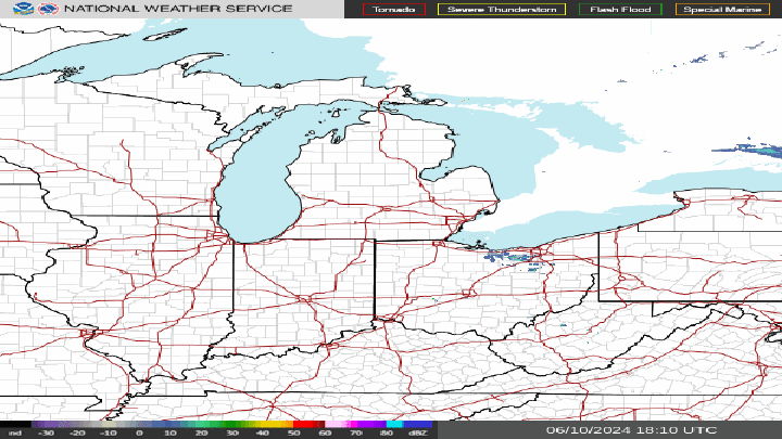 Storm movement on map