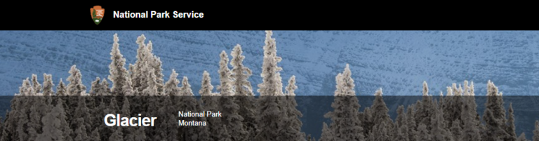 Glacier page on National Park Services website