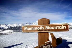 Mammoth Mountain sign