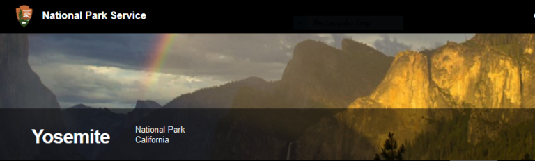 Yosemite page on National Park Services website