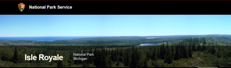 Isle Royale page on National Park Services website