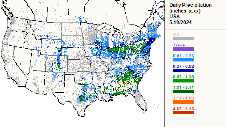 Daily Precipitation Map