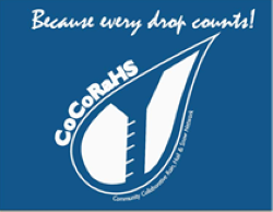 CoCoRaHS "Because every drop counts" logo