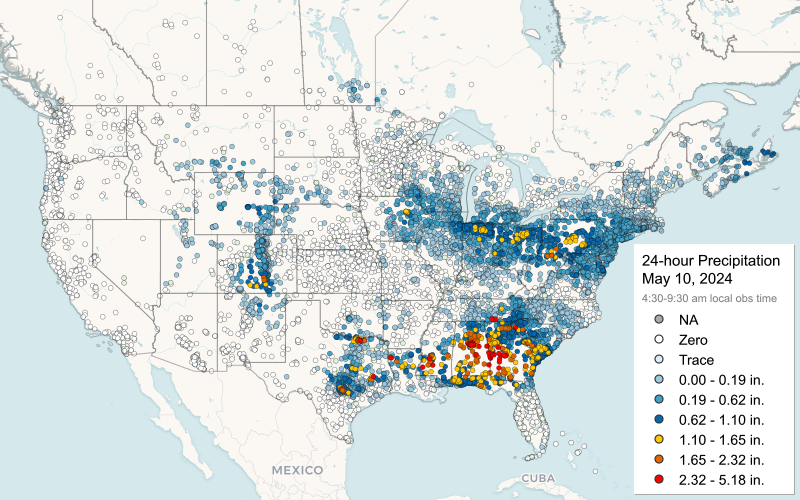 Precipitation Map